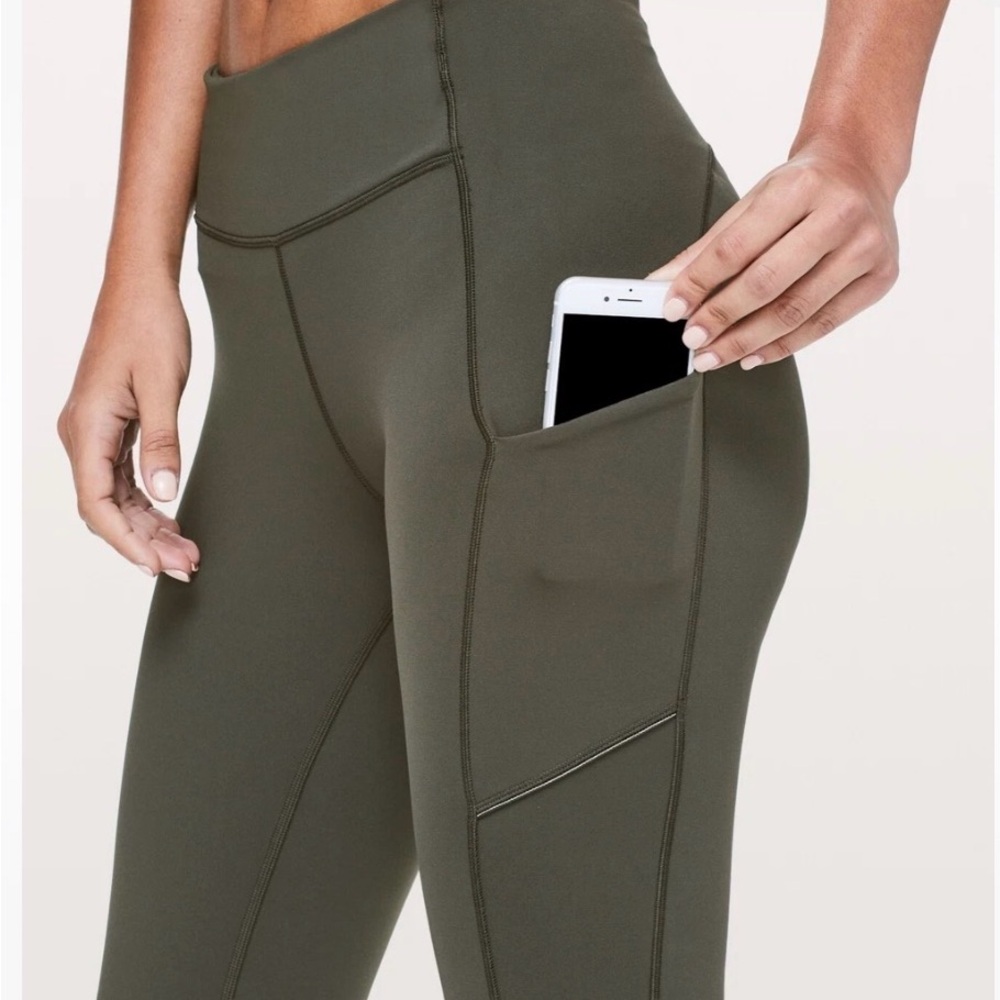 Lululemon Athletica Olive Leggings - Picture 2 of 6